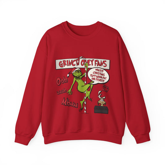 Grinch Only Fans Crewneck Sweatshirt