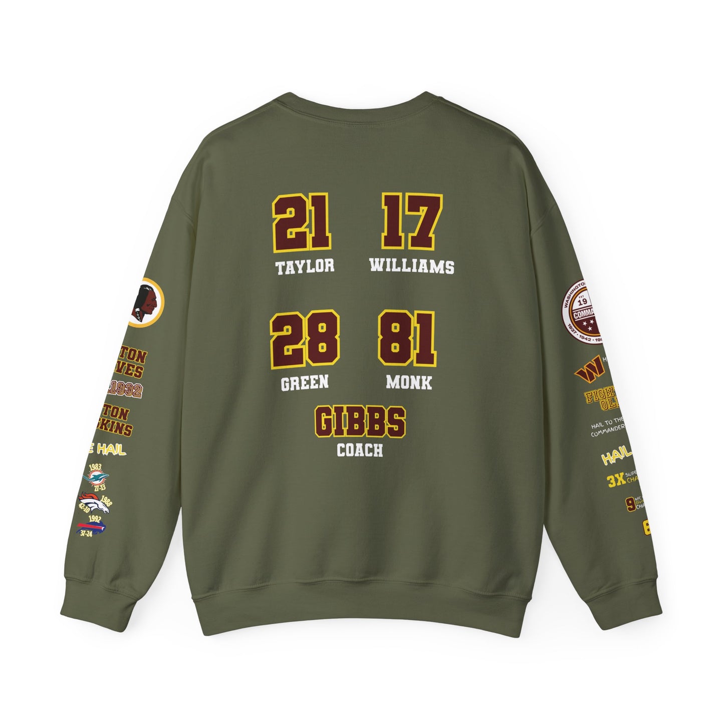 🏈 Washington Commanders Legacy Crewneck Sweatshirt