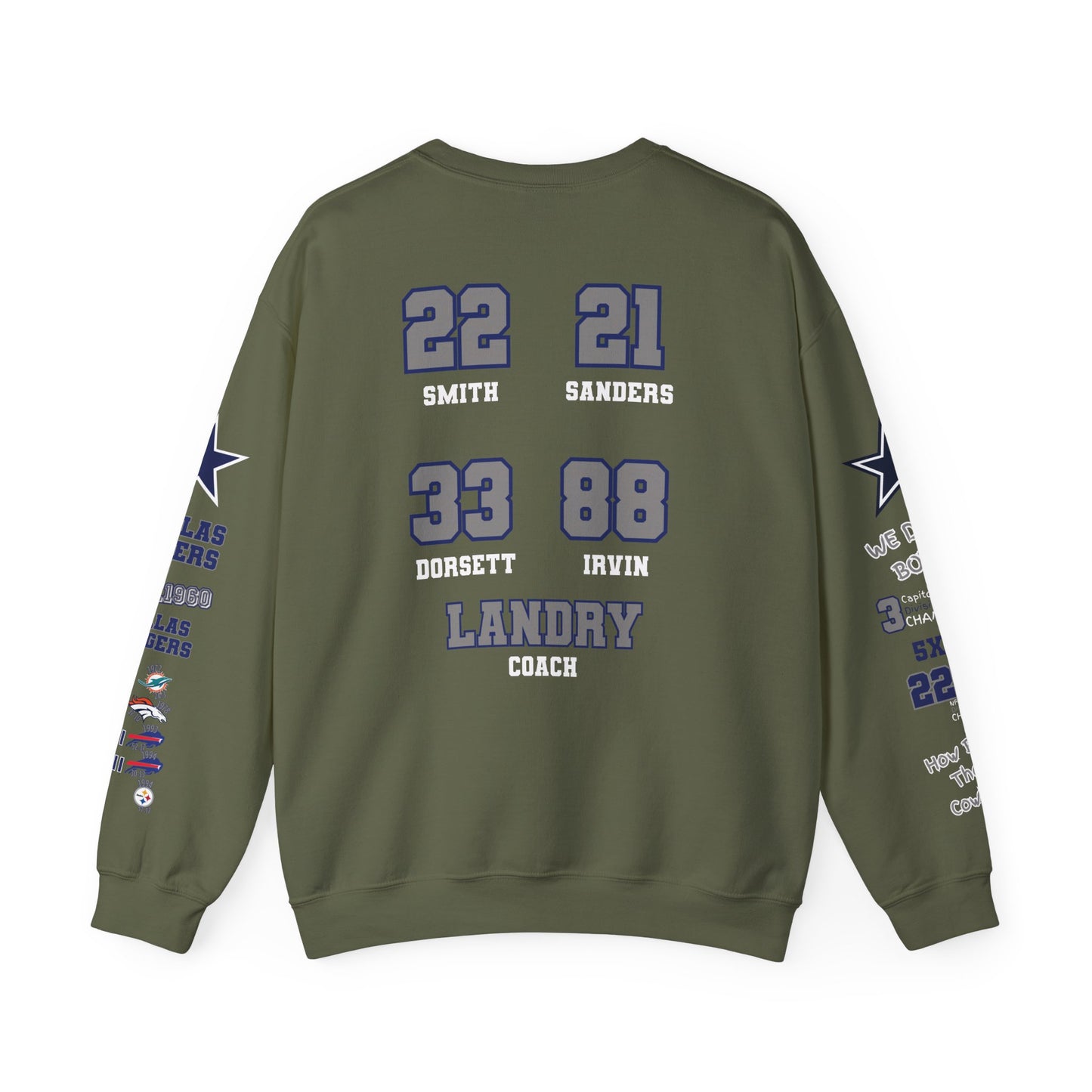 🏈 Official Dallas Cowboys Legacy Crewneck 🏈