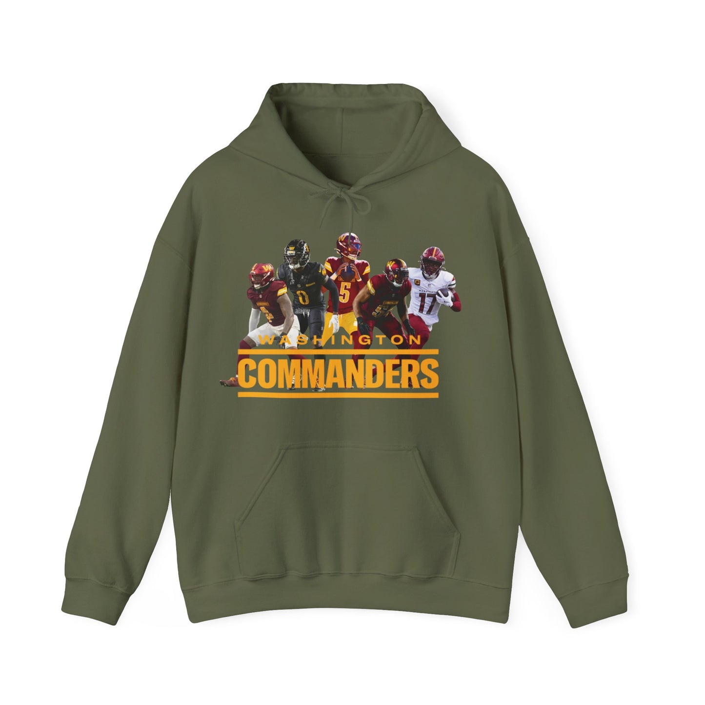 “Commanders Nation Player Collage Hoodie”