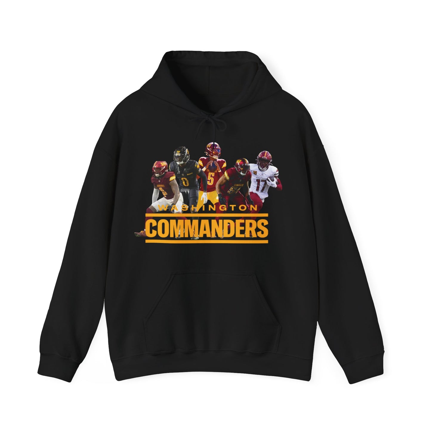 “Commanders Nation Player Collage Hoodie”