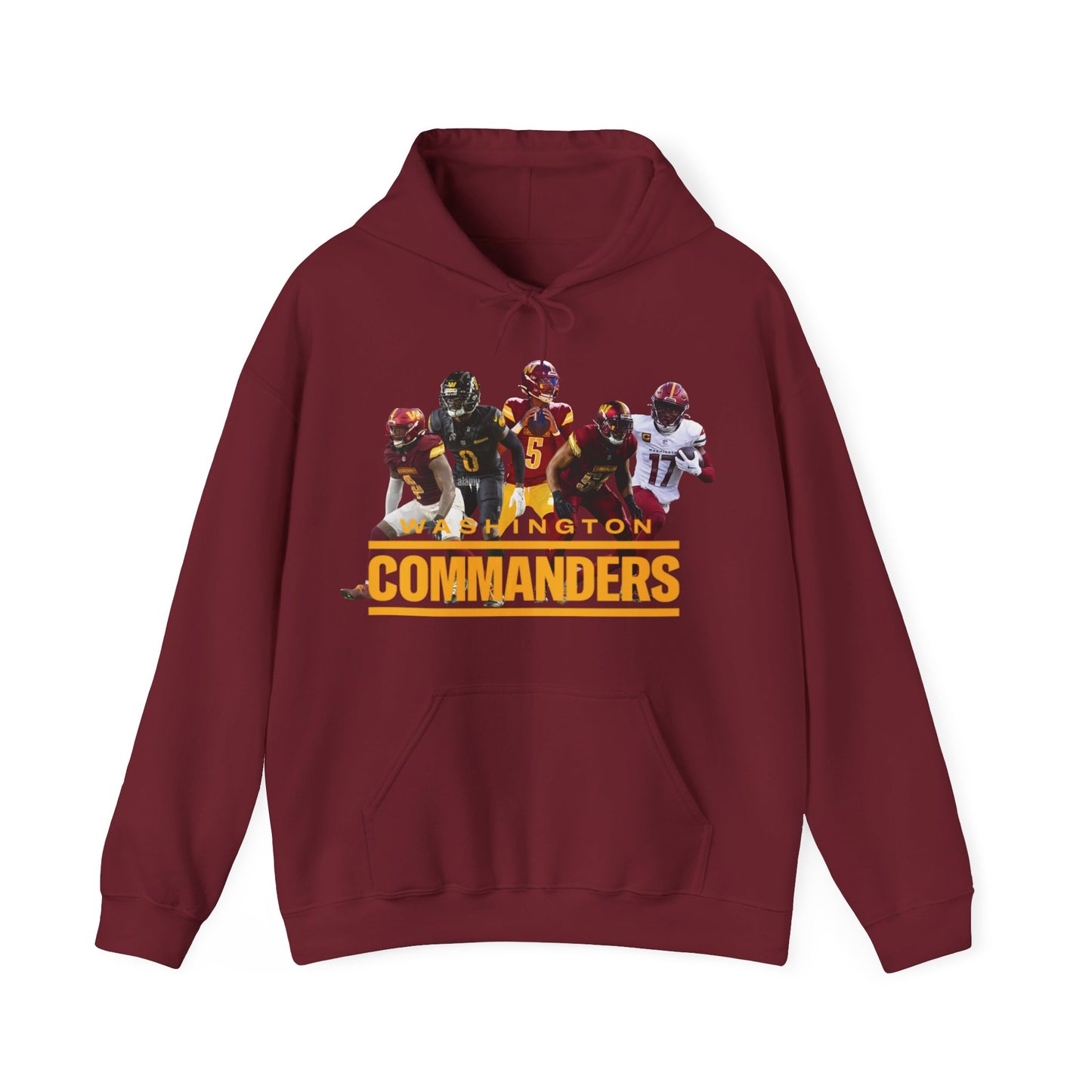 “Commanders Nation Player Collage Hoodie”