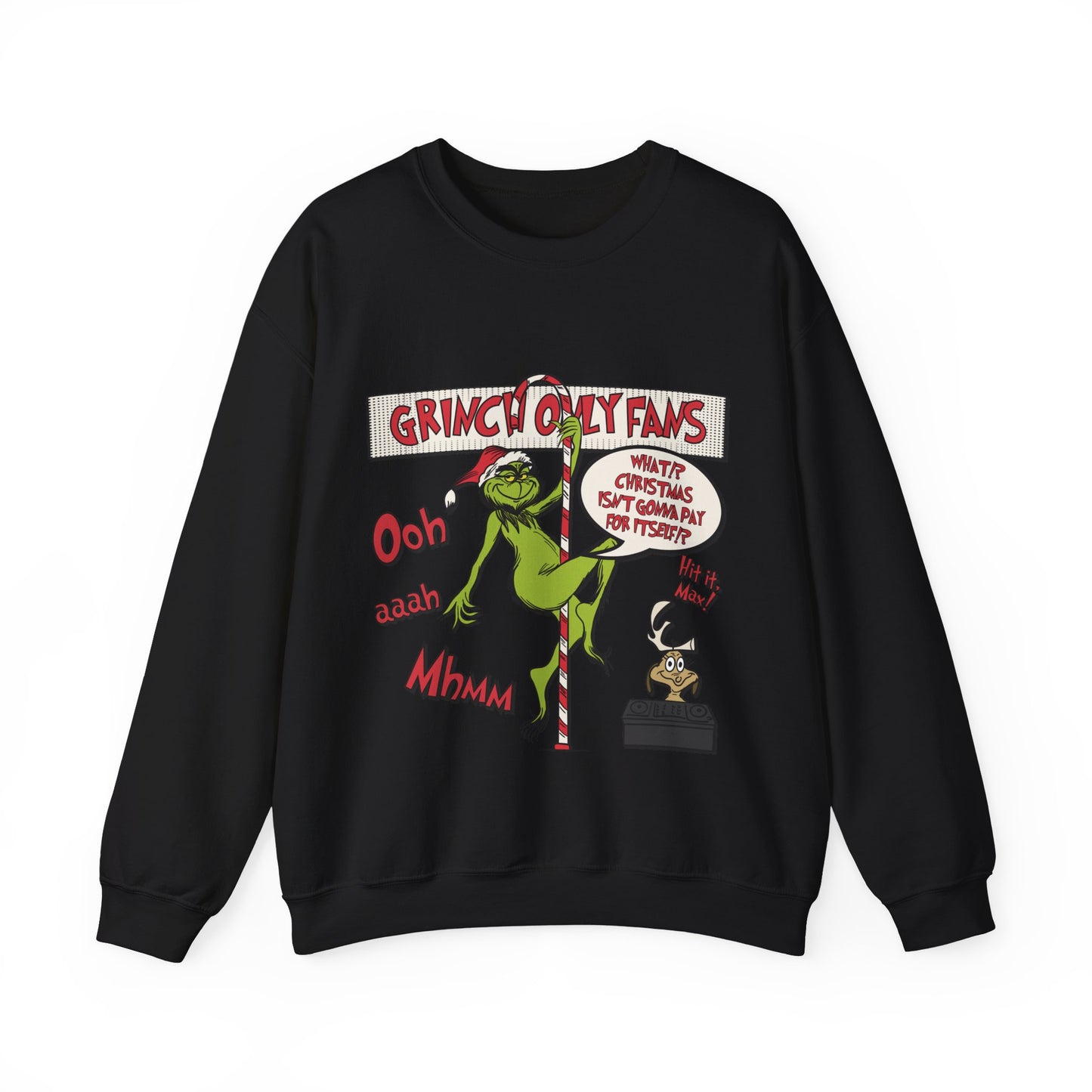 Grinch Only Fans Crewneck Sweatshirt