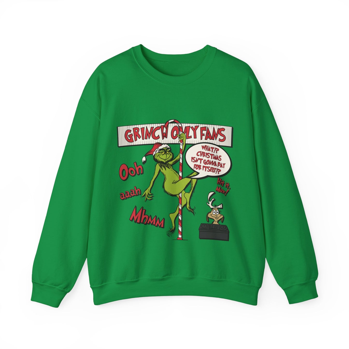 Grinch Only Fans Crewneck Sweatshirt