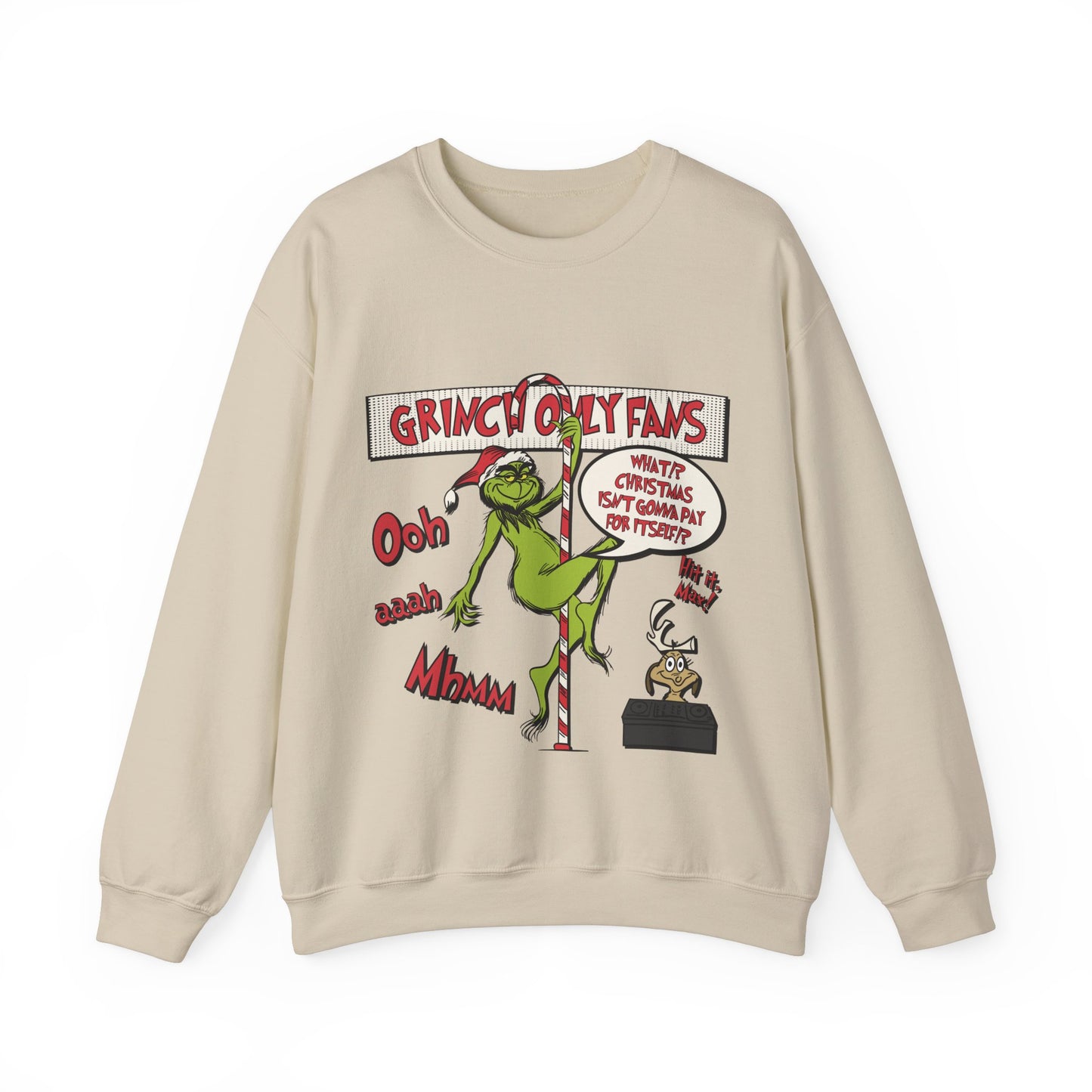 Grinch Only Fans Crewneck Sweatshirt